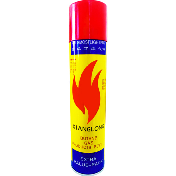 aerosol butane gas refill for lighter