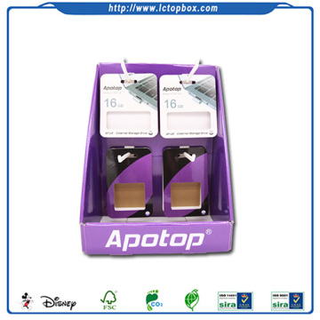 Custom Printed Paper Display Shelf Boxes