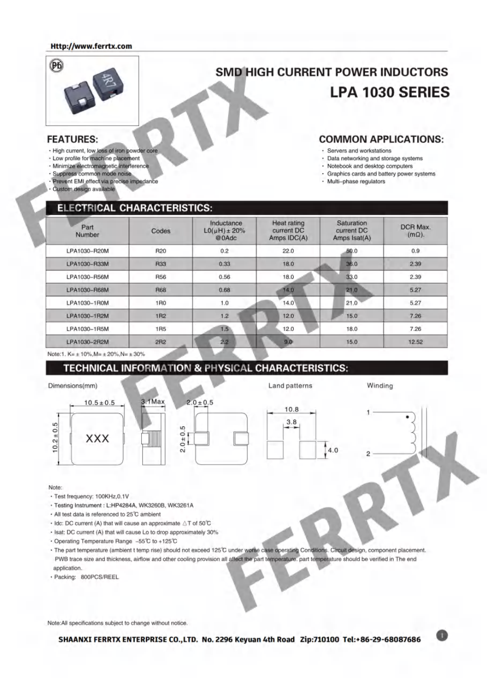 Inductor SMD LPA SMD inductor LPA