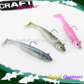 Soft bait for zander fishing--set package for customized soft bait