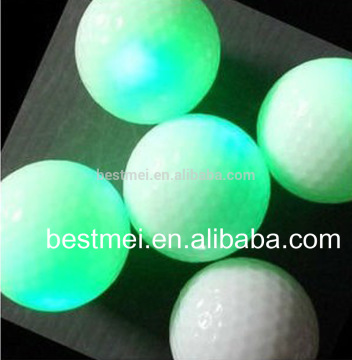 Cheap colorful flash golf ball