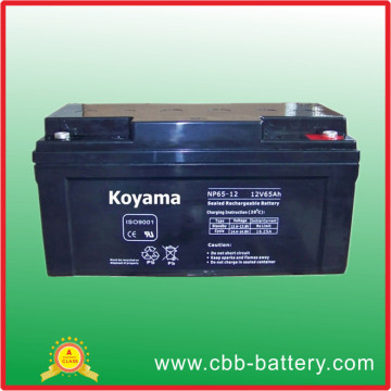 Maintenance Free UPS Battery 65ah 12V for UPS Application