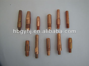 Mig torch welding spare parts welding contact tip