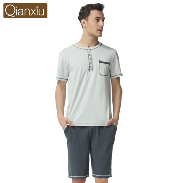 Qianxiu factory outlets short summer mens pajamas