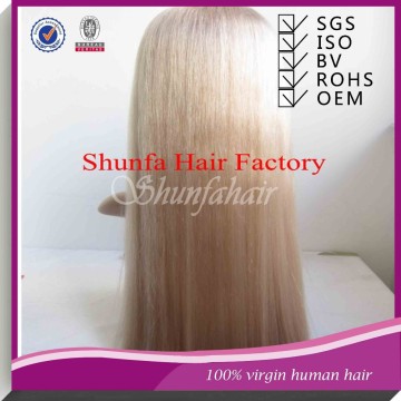 blonde silk top full lace wigs,bright colored lace front wigs,long straight lace wigs