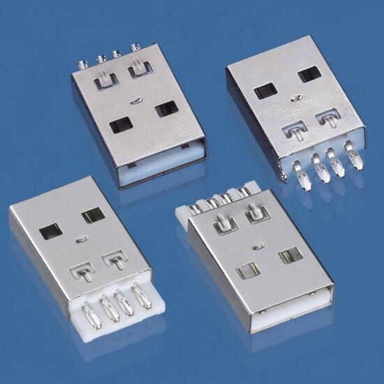 USB A Type Plug Short Lead Solder