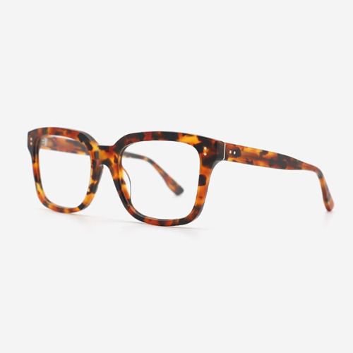 Square Full-rim Acetate Unisex Optical Frames 23A3158