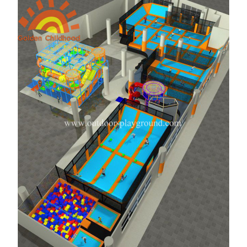 Children Special Size Sky Trampoline Park