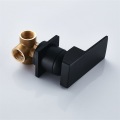 Bathroom classic single handle hidden waterfall brass cold and hot water mixer basin faucet