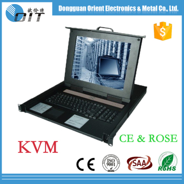 15inch 8 Ports KVM Switch,LCD KVM Extender KVM Switch/Cable