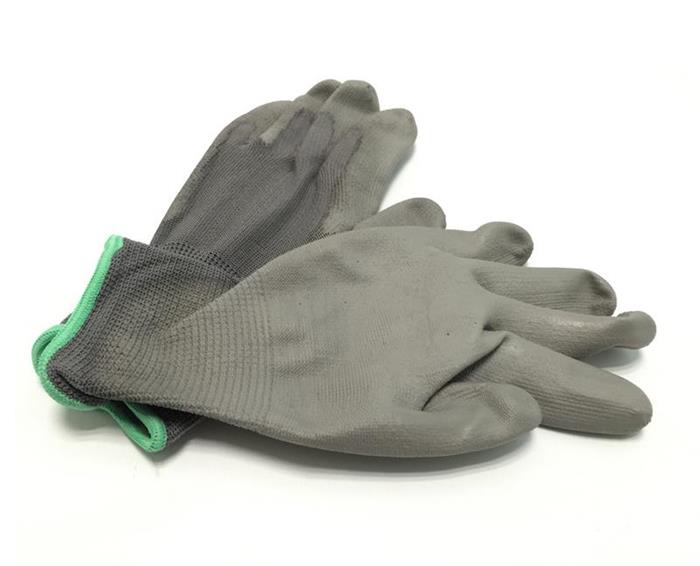 XS/S/M/L/XL/XXL Size Polyester Liner PU Coated Cleanroom Antistatic ESD Work Gloves