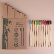 Approved Ecofriendly Charcoal Bristles OEM Bamboo Toothbrush