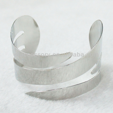Wholesale Silver Nickle Free Iron Cuff Bracelets Bangle