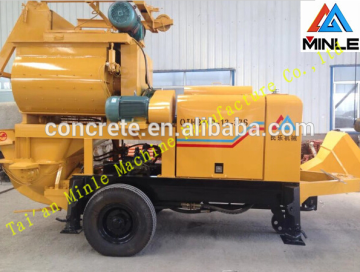 mixer concrete with pump, concrete pump with mixer,concrete mixer with pump QJHBT40-13-37S