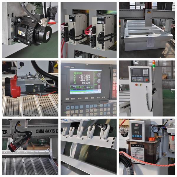 Omni 1325/ 1530 /2030 CNC Machine with 4 Axis Function