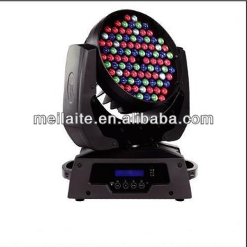 professional 108x3w rgbw led moving head wash light