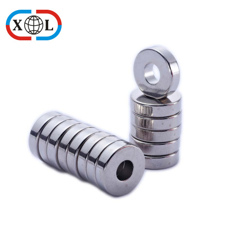 Axially Magnetized Nickle coated Neodymium Magnet Ring NdFeB