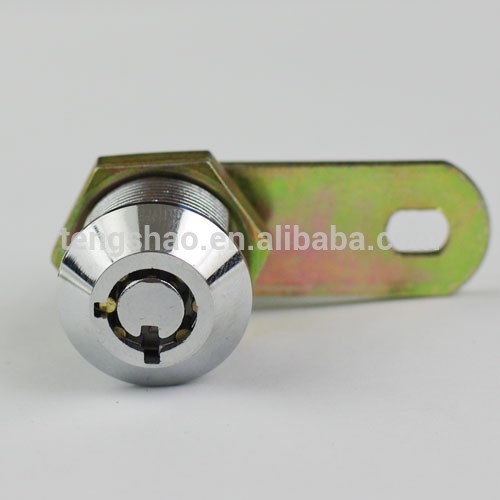 17mm tubular key 2 positions removable cam lock for cabinet door