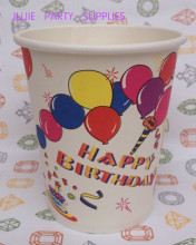 Cartoon Paper Cup 250ml 9oz 300g Write Paper