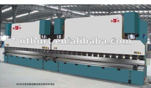 WC67K Dual CNC hydraulic bending machine