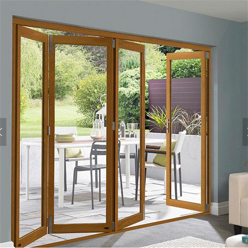 High Grade Aluminium Foldable Glass Doors