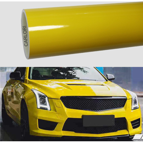 Crystal Gloss mais kollane auto wrap vinüül