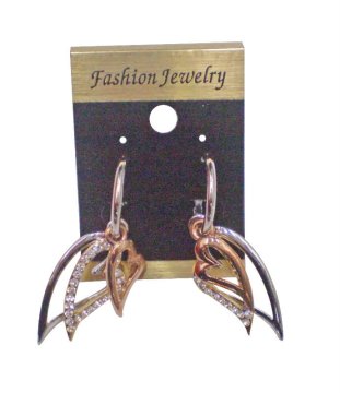 heart shape alloy earring