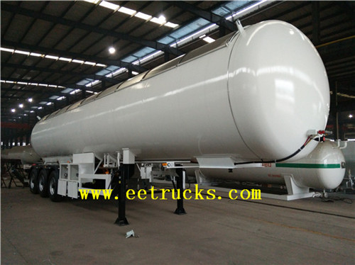 56000 lita 3 Axle LPG Tanker Semi Trailers