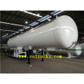 56000 lita 3 Axle LPG Tanker Semi Trailers