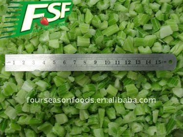 New crop frozen celery dices