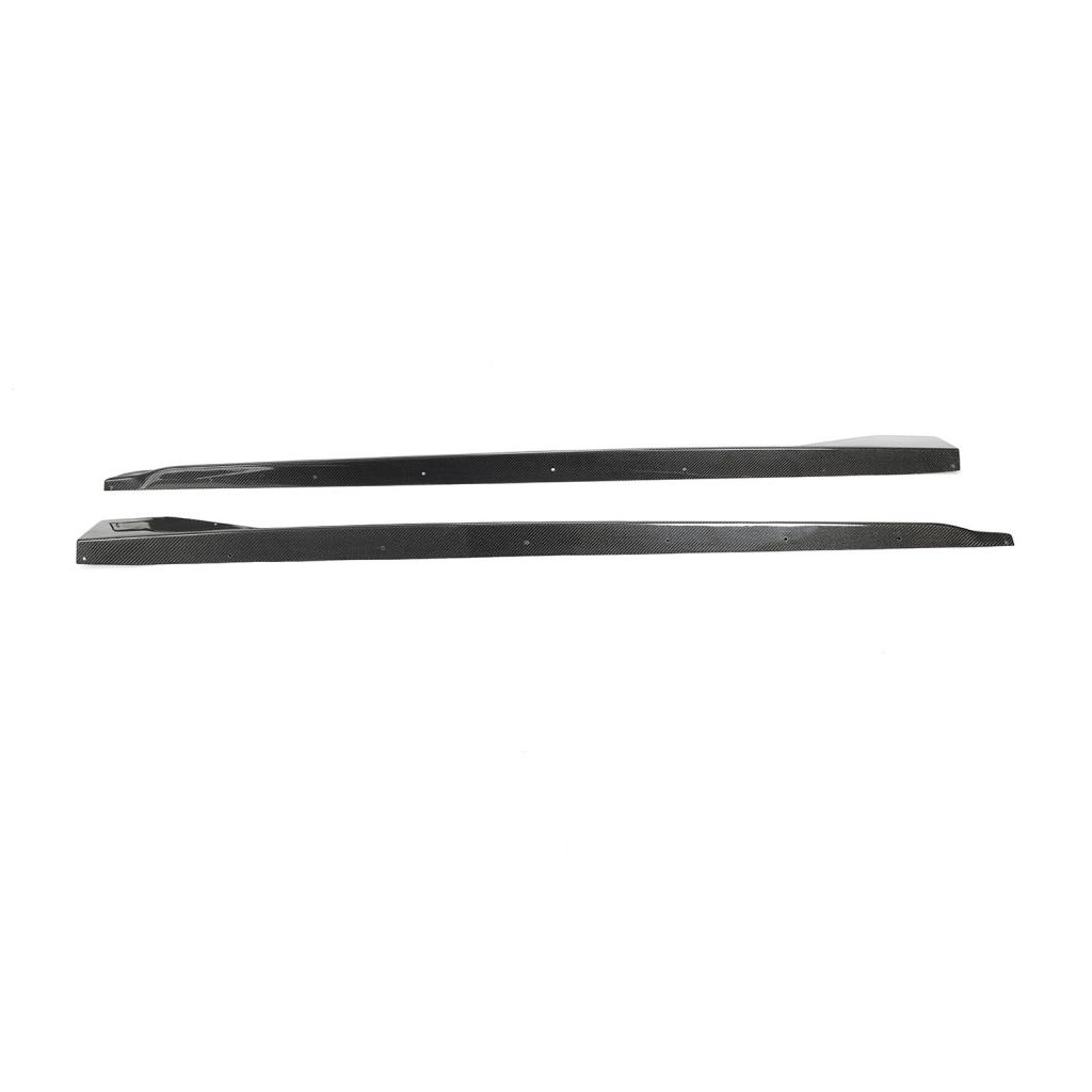 For BMW F40 118i M135i Hatchback 20UP REAL CARBON Side Skirt Extension Spoiler