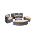 Runde Form & spezielle Rattan Sofa Set