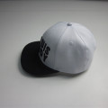 3D Embroidery And Stripe Print Hip Hop Cap