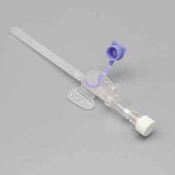 IV cannula with wings