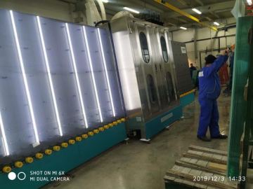 Insulating glass processing machines