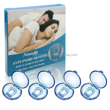 Customized Anti-Snoring Solution: Magnetic Nose Clip and Silicone Nasal Stops for a Better Night's Sleep