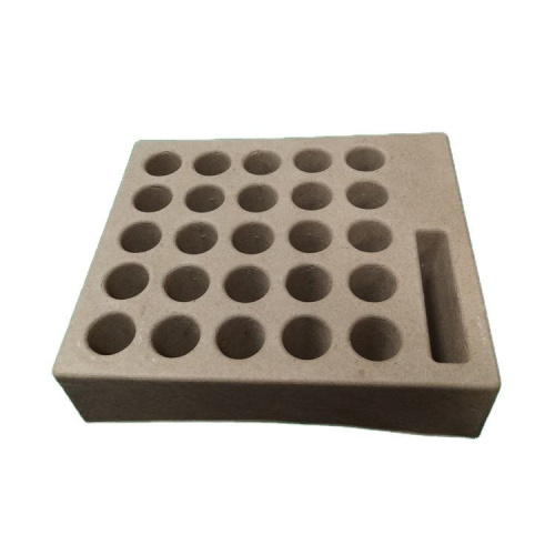 Bagasse bottle packaging molded pulp paper tray