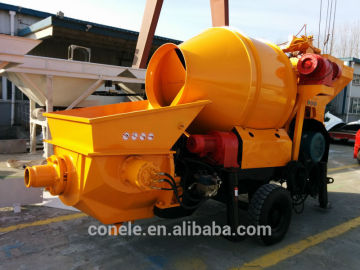 Concrete mixer with pump /concete pump with mixer/ trailer concrete pump