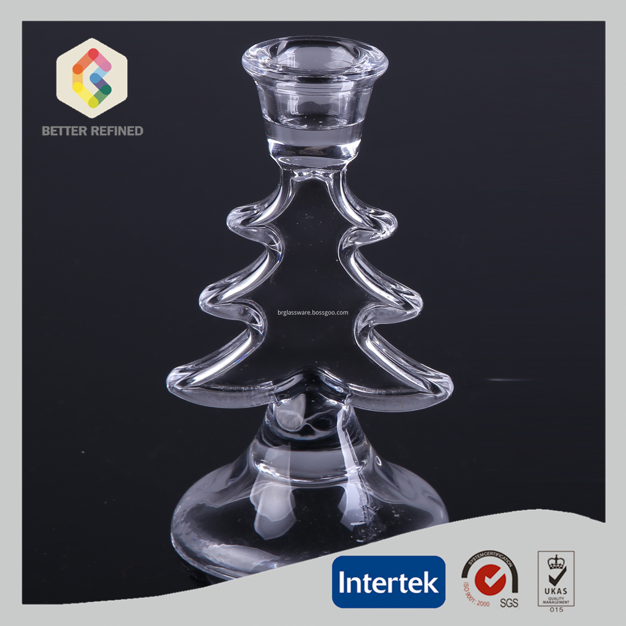 Christmas taper candle holder Christmas taper candle holder
