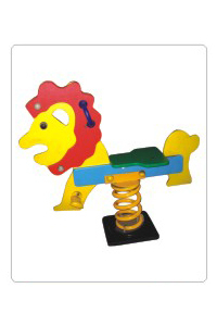 Plastic kids outdoor spring rocking horse