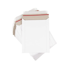 Biodegradable Printed Light Blue Rigid Packaging Mailer Cardboard Envelope