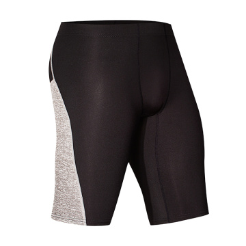 Roupas de ginástica elástica calça curta para homens