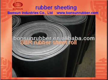1mm to 50mm thickness industrial sbr rubber sheet roll