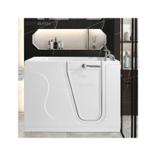 ORTONBATH Wheelchair Accessible Acrylic Air and HydroMassage Walk-In Bathtub
