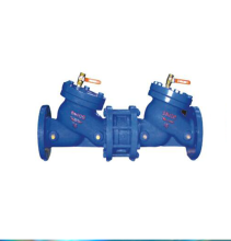 Double block bleed anti-pollution isolating shut off valve