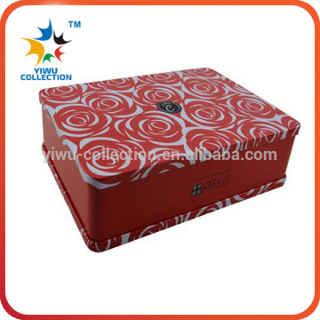 Christmas Cookie Tin Box, Metal Box for Cookie