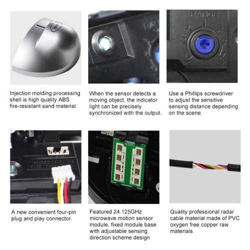 Elektronik 24GHz Radar Pintu Automatik