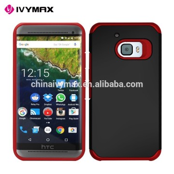 China factory accessories cellphone case for HTC M10 hybrid combo case