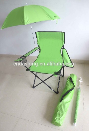 Outdoor folding table camping chair with umbrella