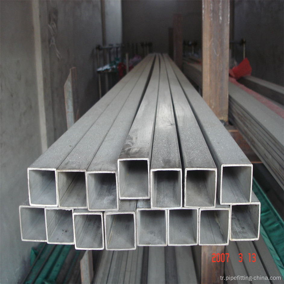 Galvanizli Kare Yapı Çelik Boru / Boru 40X40